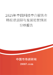 科技中介服务市场前景分析预测 中国科技中介服务市场现状调研与发展前景预测分析